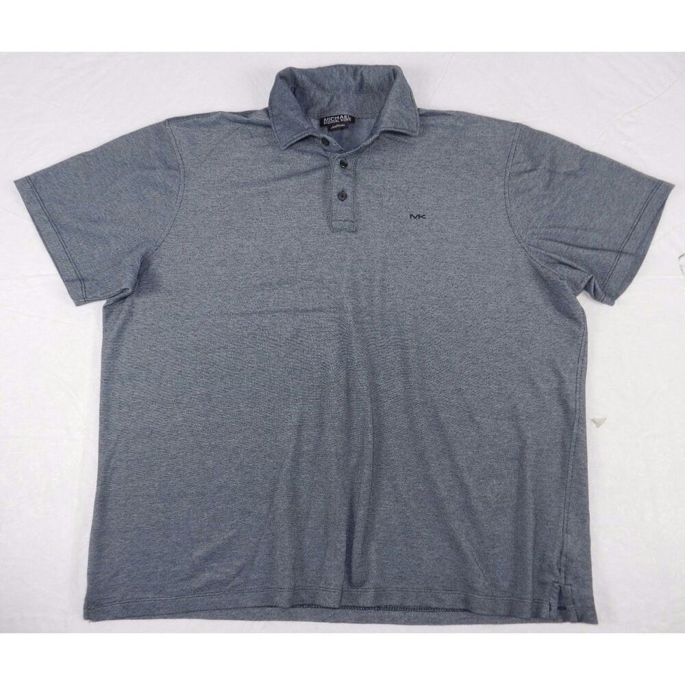 MICHAEL KORS Polo/golf shirt size XL gray short sleeve easy care (r19)